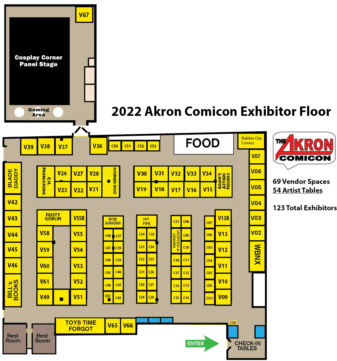 Emidio's Expo Center Floor Plan