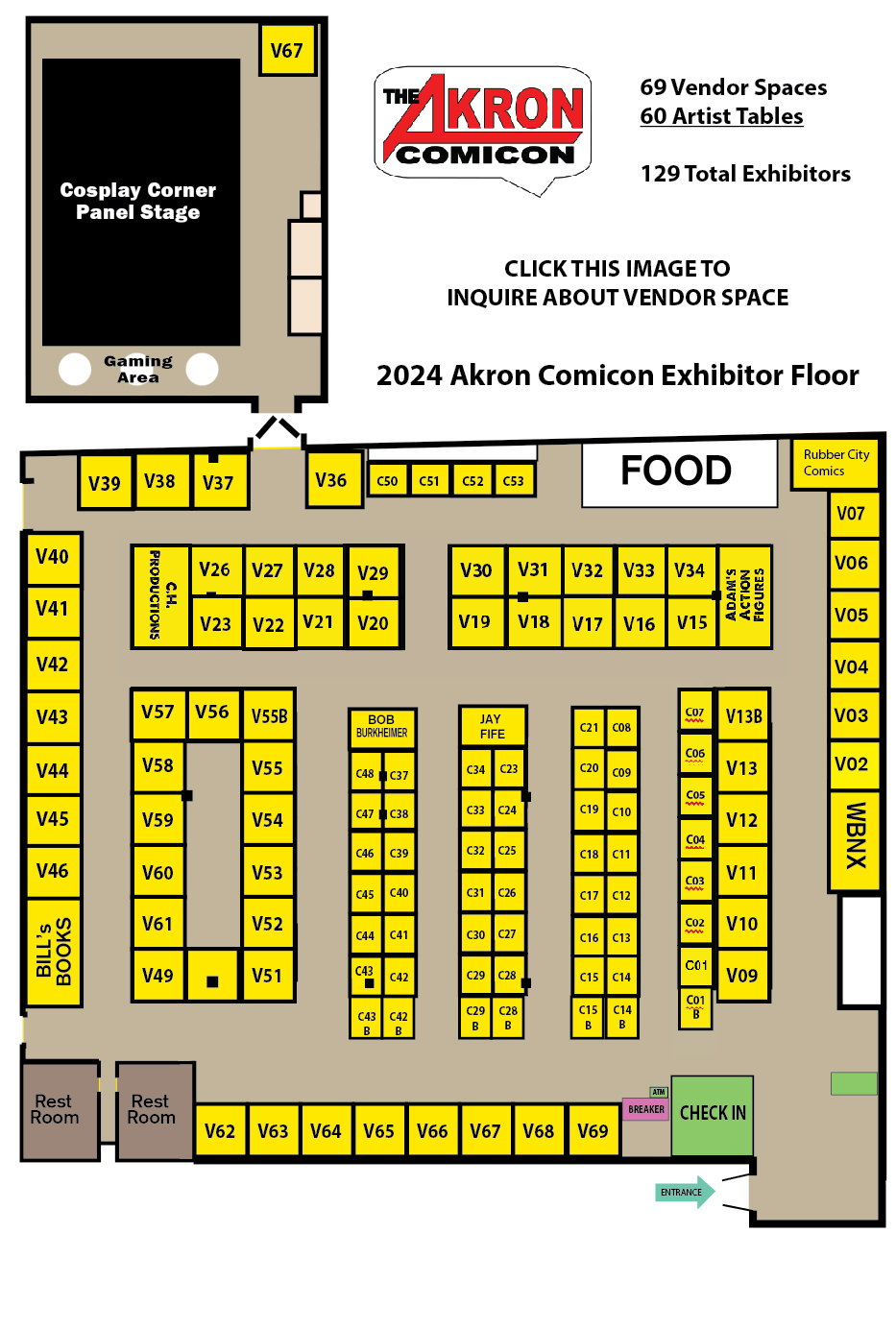 Emidio's Expo Center Floor Plan